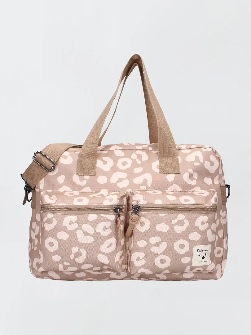 BOLSO CAMBIADOR ESTAMPADO  BEIGE