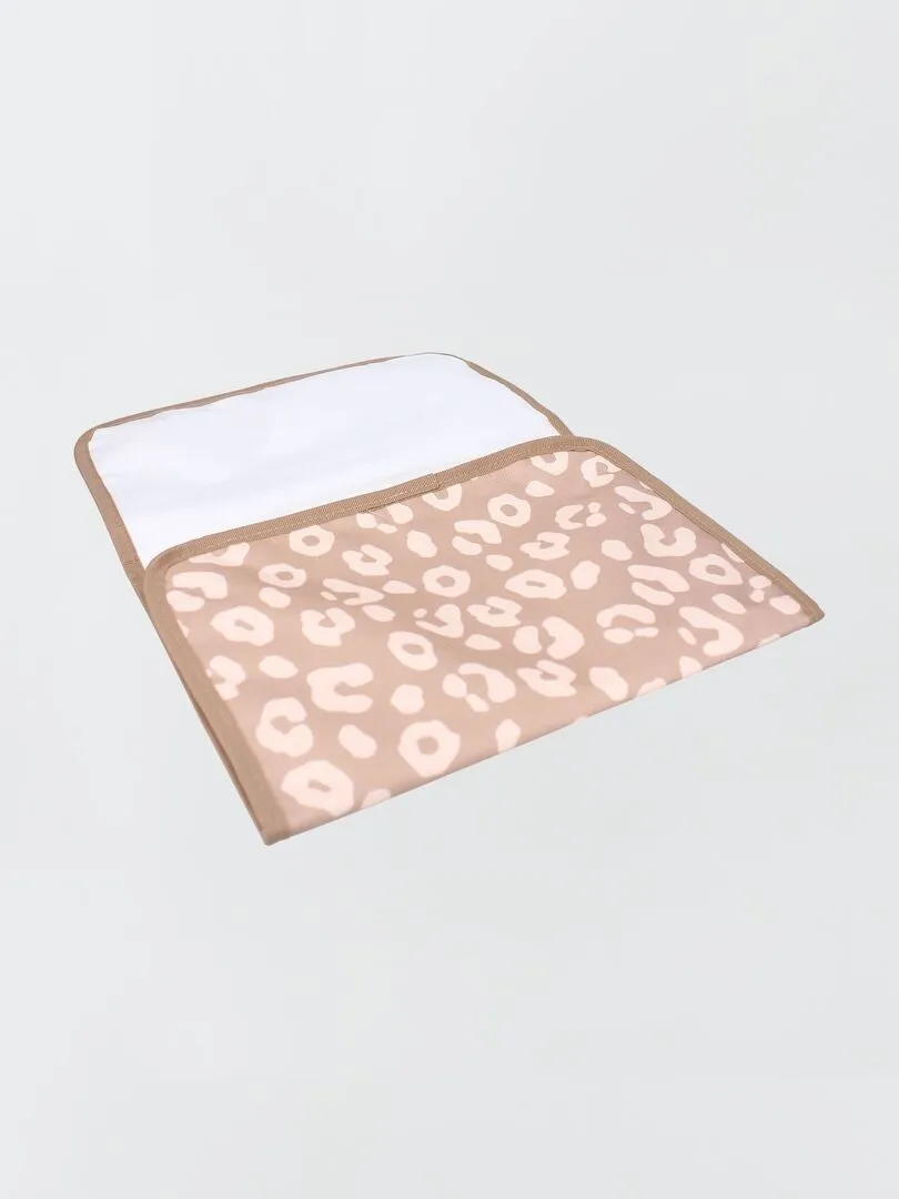 BOLSO CAMBIADOR ESTAMPADO  BEIGE